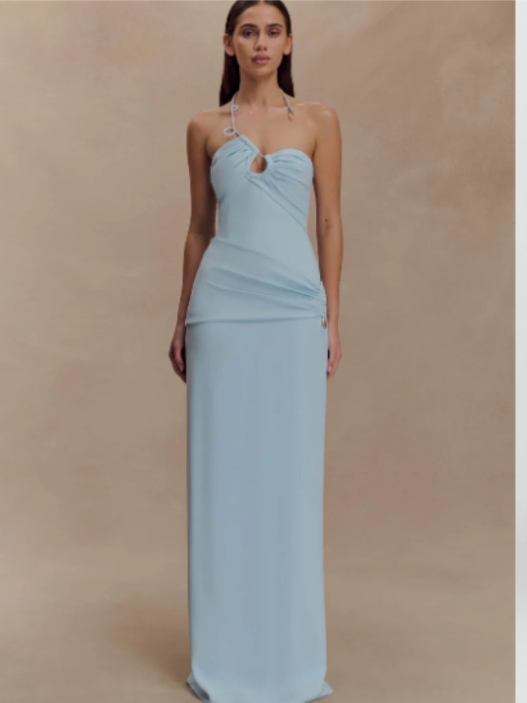 Teardrop Maxi Dress - Powder Blue